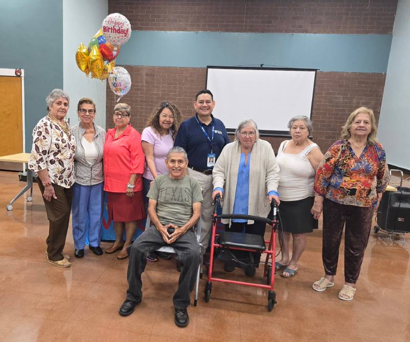 Fred Muñoz at a community event