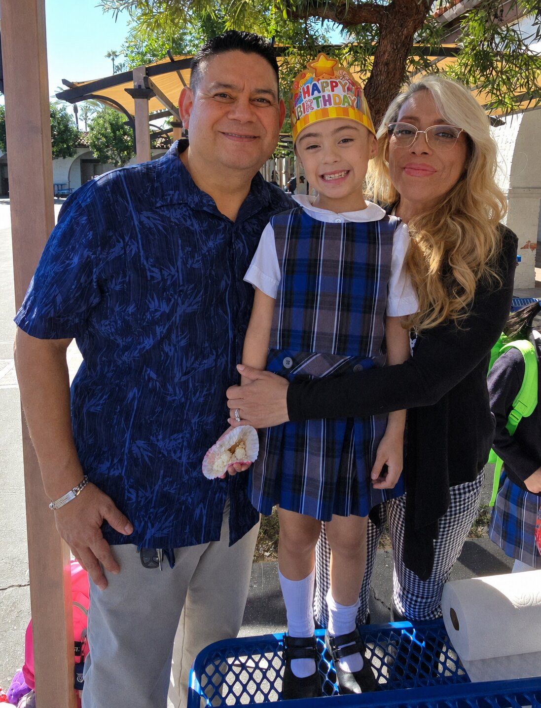 Fred Muñoz with his family